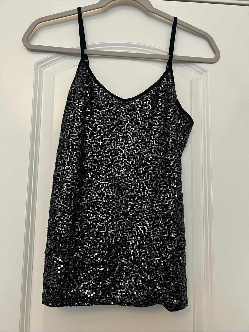 Sequin Cami - Black
